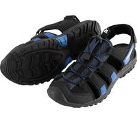 CRESSI Luca Sandals Black/Blue 45 - Comfortable Unisex Trekking Sandal Ideal for Outdoor Adventures, Especially Suitable for Hiking in Aquatic Environments, Black/Blue, 45