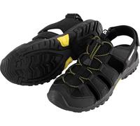 Cressi Luca Sandals Black/Yellow 45 - Comfortable Unisex Trekking Sandal Ideal for Outdoor Adventures, Especially Suitable for Hiking in Aquatic Environments, Black/Yellow, 45