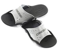 Cressi Lux Swimming Beach Shoes - Black/Silver, 7 UK/41 EU/7.5 US