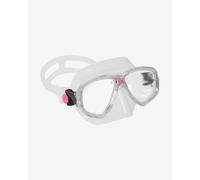 Cressi Marea Diving Goggles white pink with clear lenses