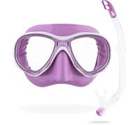 Cressi Kids' Premium Snorkeling - White/Lilac