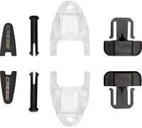 CRESSI Mask Buckels Professional Serie Group C Clear/Black (2pcs) - Original Buckles Diving and Snorkelling Masks, Transparent/Black, One Size, Unisex