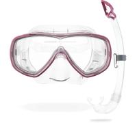 Cressi Mask & Snorkel Set for Adults - Quick-Adjust Buckles & Easy-Fit Snorke...