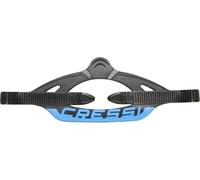CRESSI Mask Strap Professional Serie Group C Black/Azure - Original Strap Diving and Snorkelling Masks, C_Black/Blue, One Size, Unisex