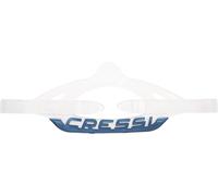 CRESSI Mask Strap Professional Serie Group C Clear/Blue Metal - Original Strap Diving and Snorkelling MasksC_Transparent/Blue Metal, One Size, Unisex