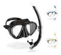 Cressi Matrix and Gamma Combo Diving Snorkelling Set - Black
