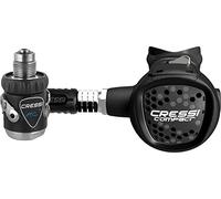 Cressi MC9/XS Compact Regulator - Regulator for Diving, DIN, Black, Adult Unisex