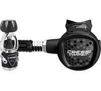 Cressi Xs Compact Mc9 Grey Int Diving Regulator Set Black,Silver