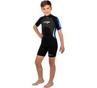 Cressi Unisex Med X Junior 2.5mm Cressi Boy s Shorty Wetsuit Black Blue Large, Black Blue, L UK
