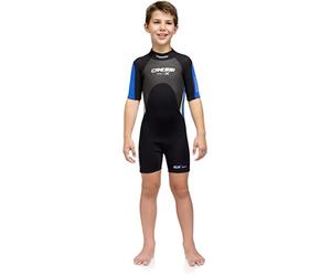 Cressi Med X Jr Wetsuit 2.5mm - Junior Shorty Wetsuit for Snorkelling and Diving in Temperate Waters