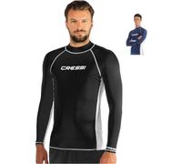 Cressi Men RASH GUARD MAN LONG SLEEVE Rash Guard - Black, XXL/6 (56)