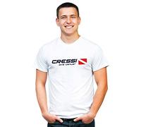 Cressi Men T-Shirt Dive Center T-shirt - White, XL