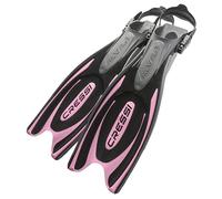 Cressi Men's Cressi Frog Plus Open Heel, Black Pink, S M UK 7 8 - EU 38 41