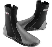Cressi Men's Isla Cressi Diving Boots with Soles 3 5mm Diving Boots Black Large, Black Red Logo, Large UK