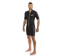 Cressi Men's Lido Premium Neoprene Wetsuit Shorty Men s, Grey/Black, XXXL 7 UK