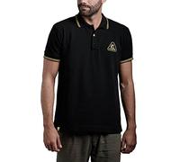 Cressi Men's Man Polo, Black Yellow, M UK
