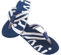 Cressi Men's Cressi Kids Portofino Beach Flip Flops White Blue Size 43, Blue White, 43-8.5 UK