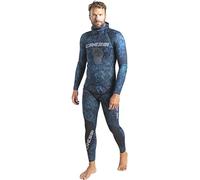 Cressi mens Two-Piece 2 pieces Spearfishing Wetsuits, Camo Blue, X-Large US
