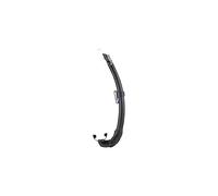 Cressi Mexico Snorkel Adult - Dark (EG269550) | Flexible Contoured Tube, Hypoallergenic Mouthpiece, Adjustable Clip, Made in Italy
