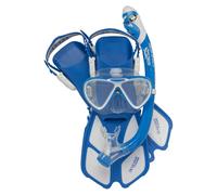 Cressi Mini Bonete Pro Dry Set Blue/White S/M