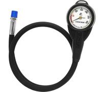CRESSI Mini SPG W/Rubber Housing Vale 300 C White (BAR) - Mini Pressure Gauge with Rubber Shell and HP Whip, White, One Size, Unisex