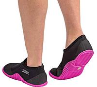 Cressi Minorca Shorty Boots 3mm - Shorty Boots Double Lined Neoprene 3mm for Diving and Aquatic Activities, Black/Sole Blue, S - 5.5/6.5, Unisex Adult