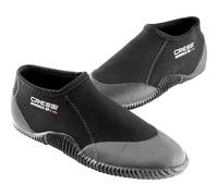 Cressi Minorca Shorty Boots 3mm - Shorty Boots Double Lined Neoprene 3mm for Diving and Aquatic Activities, Black/Sole Black, S - 5.5/6.5