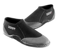 Cressi Minorca Shorty Boots 3mm - Shorty Boots Double Lined Neoprene 3mm for Diving and Aquatic Activities, Black/Sole Black, XL - 10/11, Unisex Adult