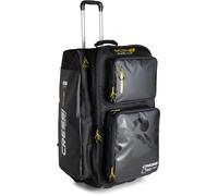 CRESSI Moby 7 Trolley Bag Black/Yellow 115 L - Robust and Spacious Trolley Bag Ideal for Sporting Activities and Travel, Black/Yellow, 115 L, Unisex
