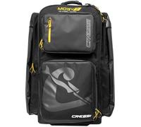 Cressi Moby 7 Trolley Bag Black/Yellow 115 L - Robust and Spacious Trolley Bag Ideal for Sporting Activities and Travel, Black/Yellow, 115 L, Unisex