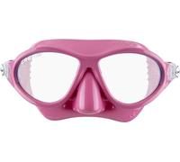 Cressi Moon Kid Junior Snorkel Set - Adjustable Silicone Mask & Kids Swimming Goggles - Impact-Resistant Tempered Glass Swim Goggles - Anti-Splash Dry-Top Snorkel - Pink/Lilac
