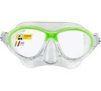 Cressi Moon Kid Snorkel Mask for Kids, Tempered Glass, Anti Splash Valve | Soft Silicone Seal, Flexible Lower Section, Smooth Inner Channel, For Swimming & Diving, Lightweight & Comfortable