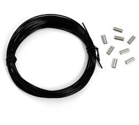 Cressi Multifilament Ø 1.6 mm w/Crimps, Black, 25 ft