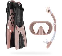 Cressi Musa Explorer Set Snorkeling Sets Rose Gold L/XL