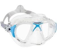 Cressi Nano Compact Low Volume Scuba-Freediving-Snorkeling Mask (Made in Italy), Clear/Blue