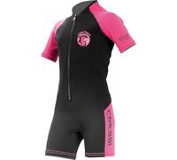 Cressi Children's Cressi Girl s Little Shark Premium Neoprene 2 mm Shorty Wetsuit Black Pink 10 Years, Black Pink, Age UK
