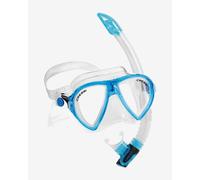 Cressi Ocean VIP Snorkelling Combo Set - Clear/Aquamarine