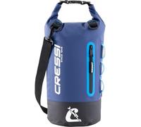 Cressi since 1946 - Ocelot Dry Bag - Unisex Dry Waterproof Bag for Sea, Boat and Water Activities, Available in Small, Medium and Large Sizes, Blue/Light Blue 10 L