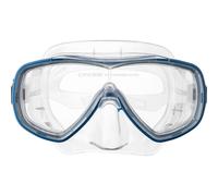 CRESSI Onda Mare Italian Made Snorkel Set - Clear/Blue - Diving Mask - Scuba Mask - Scuba Diving Equipment