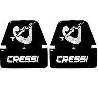 Cressi Onda/Ondina/Perla/Perla Jr/Sirena/Sirenetta/Piumetta Buckles Mask - Transparent, Black
