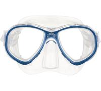 Cressi Perla Jr Snorkelling & Apnea Maske, Transparent/Blau, Einheitsgröße, Junior Unisex
