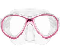 Cressi Perla Jr Snorkelling & Apnea Maske, Transparent/Rosa, Einheitsgröße, Junior Unisex