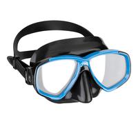 CRESSI Perla Mask Black/Blue-Single Perla Mask for Diving and Snorkelling, Black