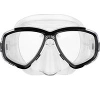 Cressi Perla Mask - Separate Glass Mask for Fishing, Freediving, Snorkelling and Diving, Unisex Adult, Transparent/Black