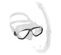 Cressi Perla/Mexico Mask and Snorkel - Black/Clear
