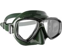 Cressi Perla Mask - Separate Glass Mask for Fishing, Freediving, Snorkelling and Diving, Unisex Adult, Green/Black