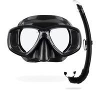 Cressi Perla Snorkel Set - Low-Volume Mask with Dry-Top Snorkel, Unisex