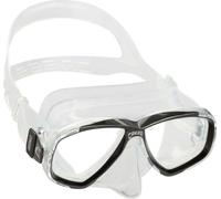 Cressi Perla Swim Adult Snorkel Face Mask - Clear/Black