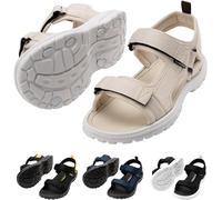 CRESSI Pete Sandal White/Sand 40 - Unisex sandal ideal for summer days at the beach, designed for comfort and convenience in the aquatic environment, White/Sand, 40