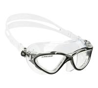 Cressi Planet Crystal Silicone Swim Goggles Clear/Black/Silver (DE202650)